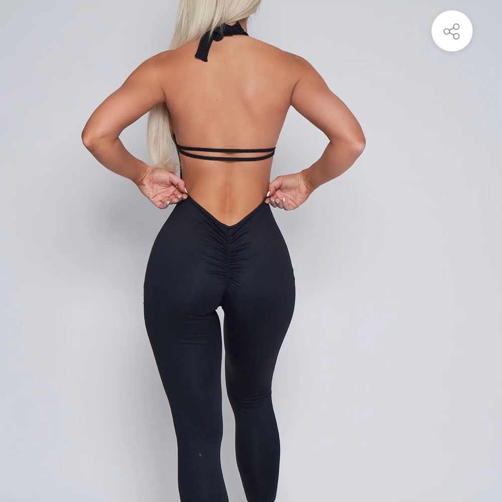 Pcheebum Black OR dark grey jumpsuit. Size small